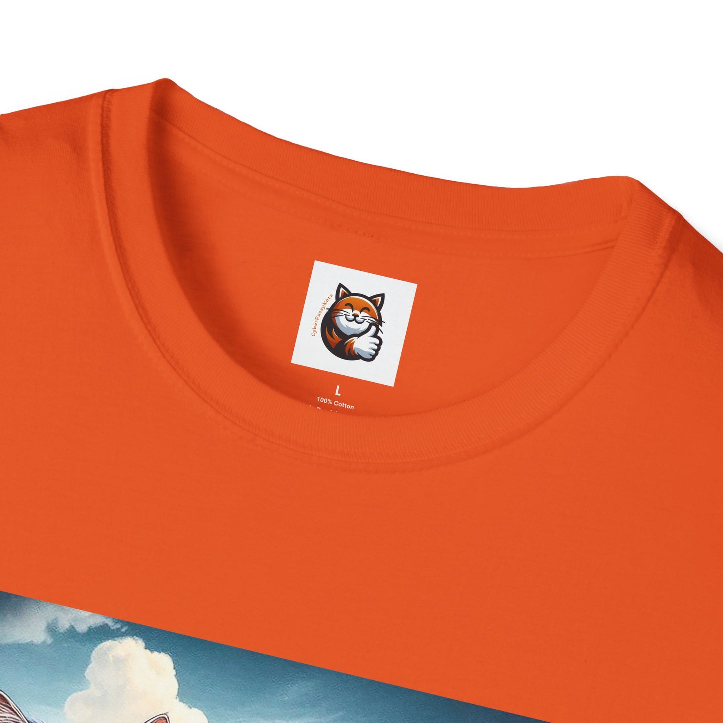 Wacky Norwegian Forest Cat Unisex Softstyle T-Shirt