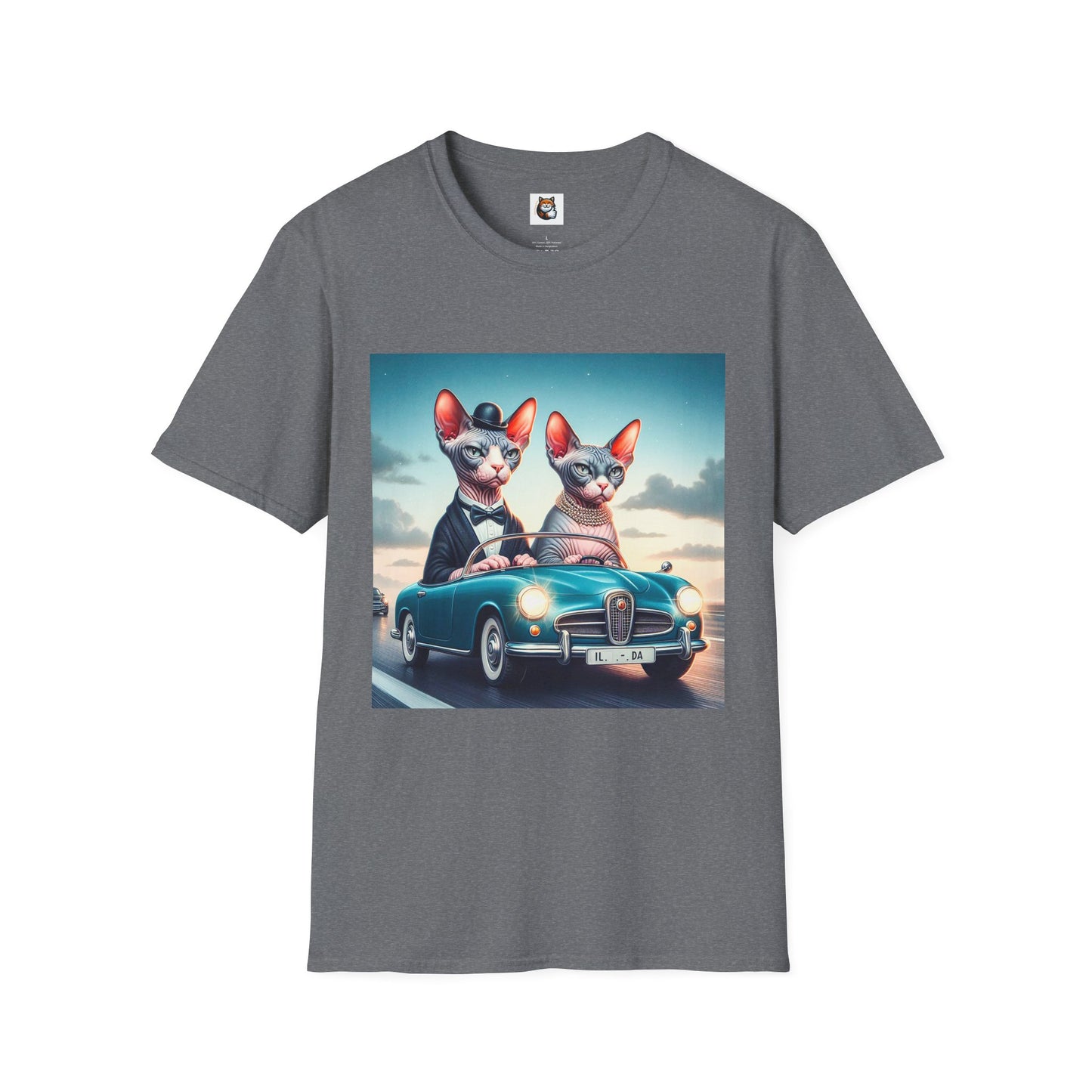 Wacky Sphynx Cat friends driving
