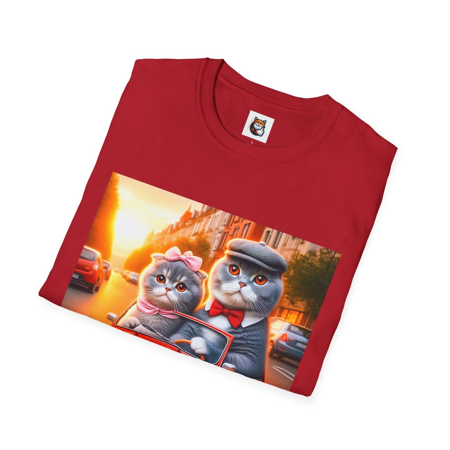 Scottish Fold tiny car T-Shirt