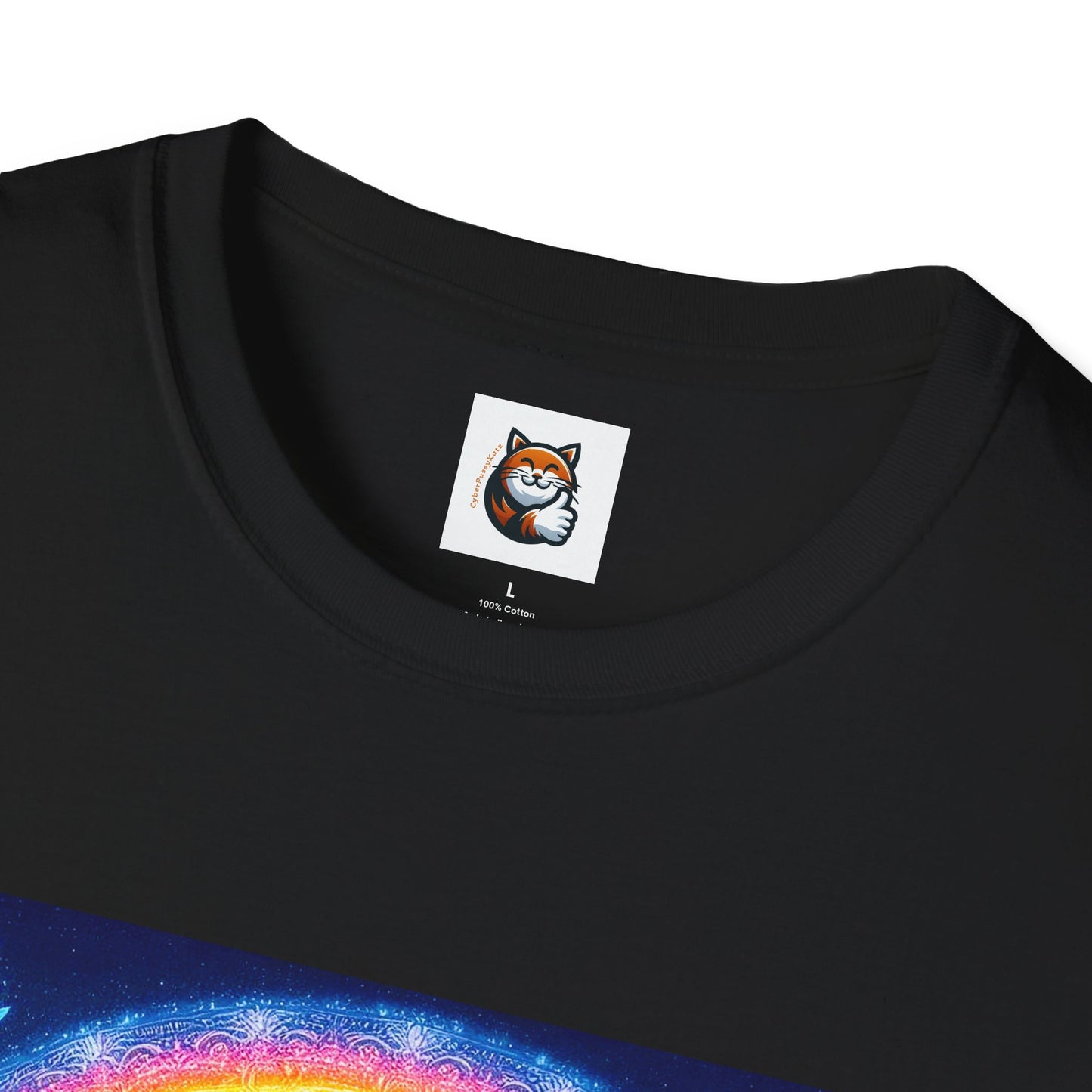 Russian Blue Cat rainbow T-Shirt
