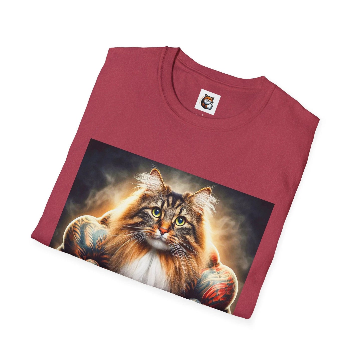 Norwegian Forest Cat Unisex Softstyle T-Shirt by Printify