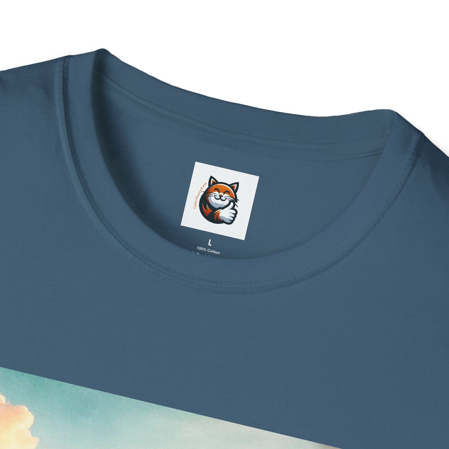 Wacky Norwegian Forest Cat Unisex Softstyle T-Shirt