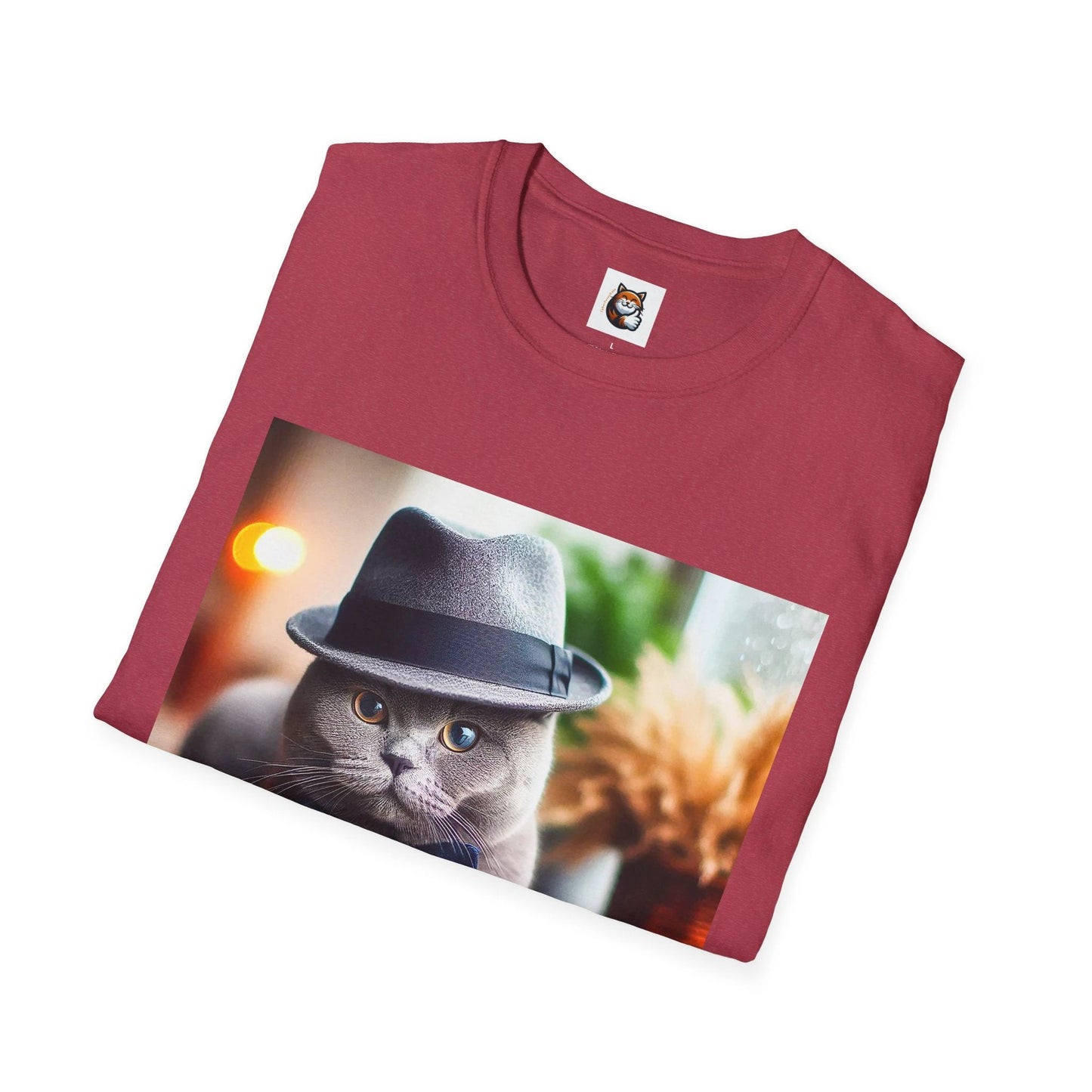 Russian Blue Cat bow tie cutie shirt by Printify