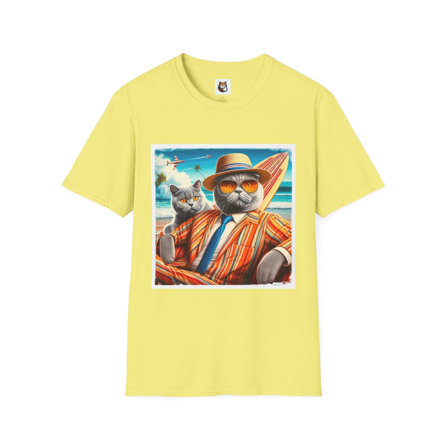 British Shorthair man in suit Softstyle T-Shirt