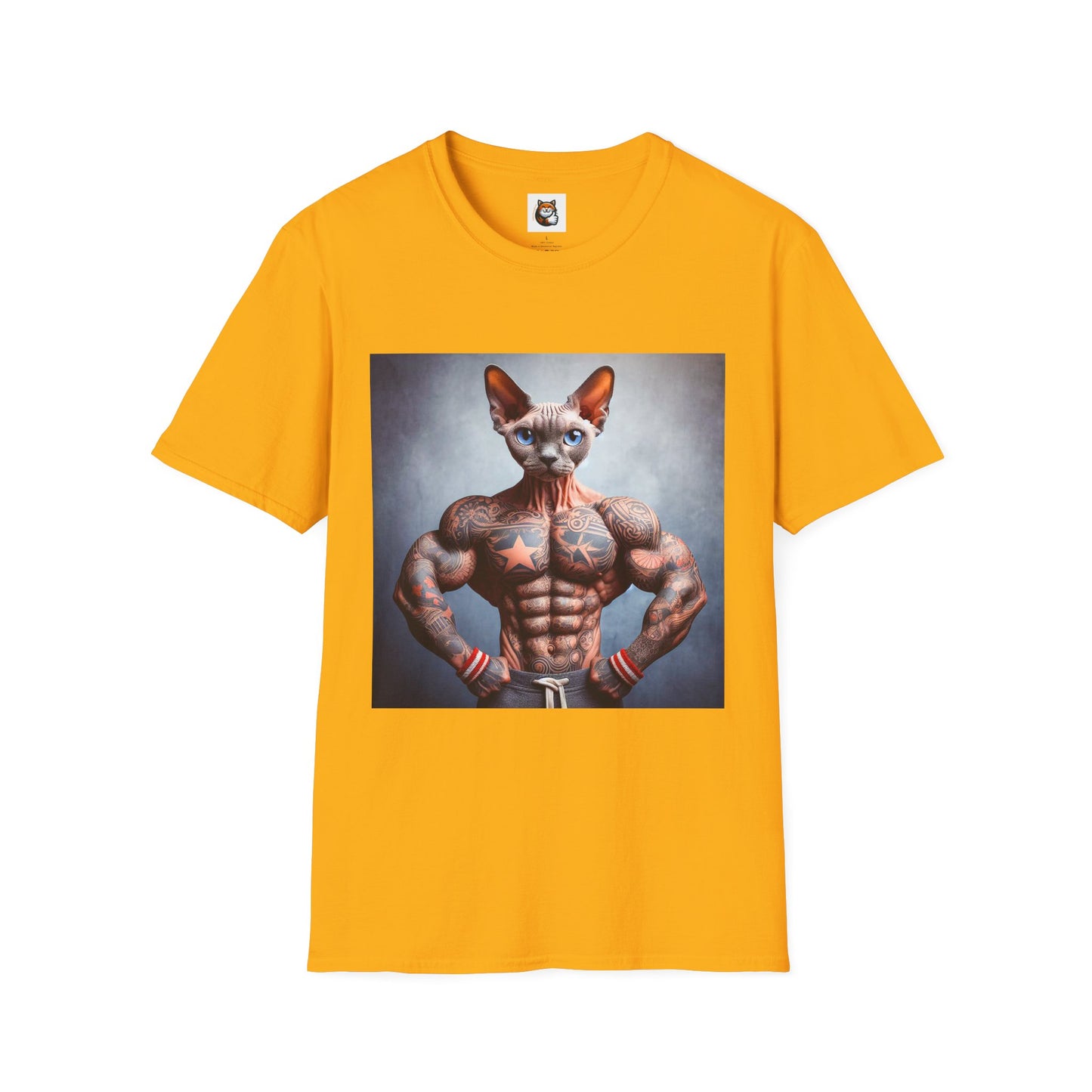 Devon Rex Cat Unisex Softstyle T-Shirt