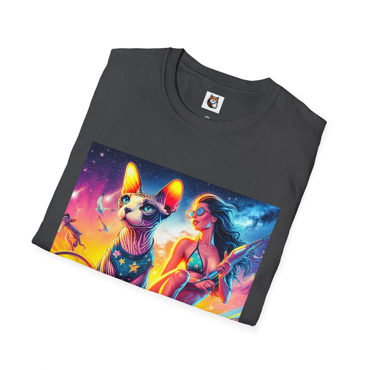 Sphynx Cat surfing queen shirt