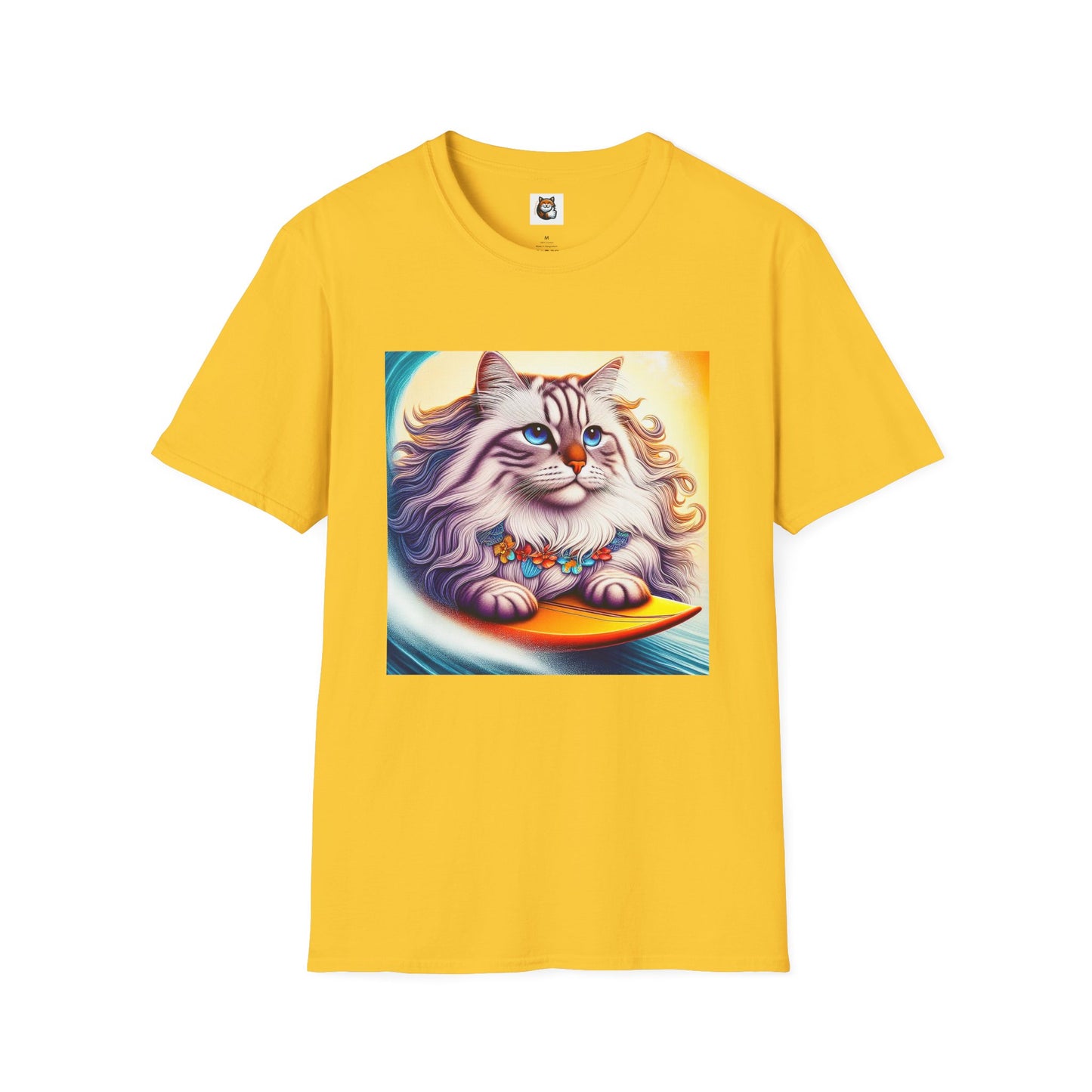 Siberian Cat surfing beauty