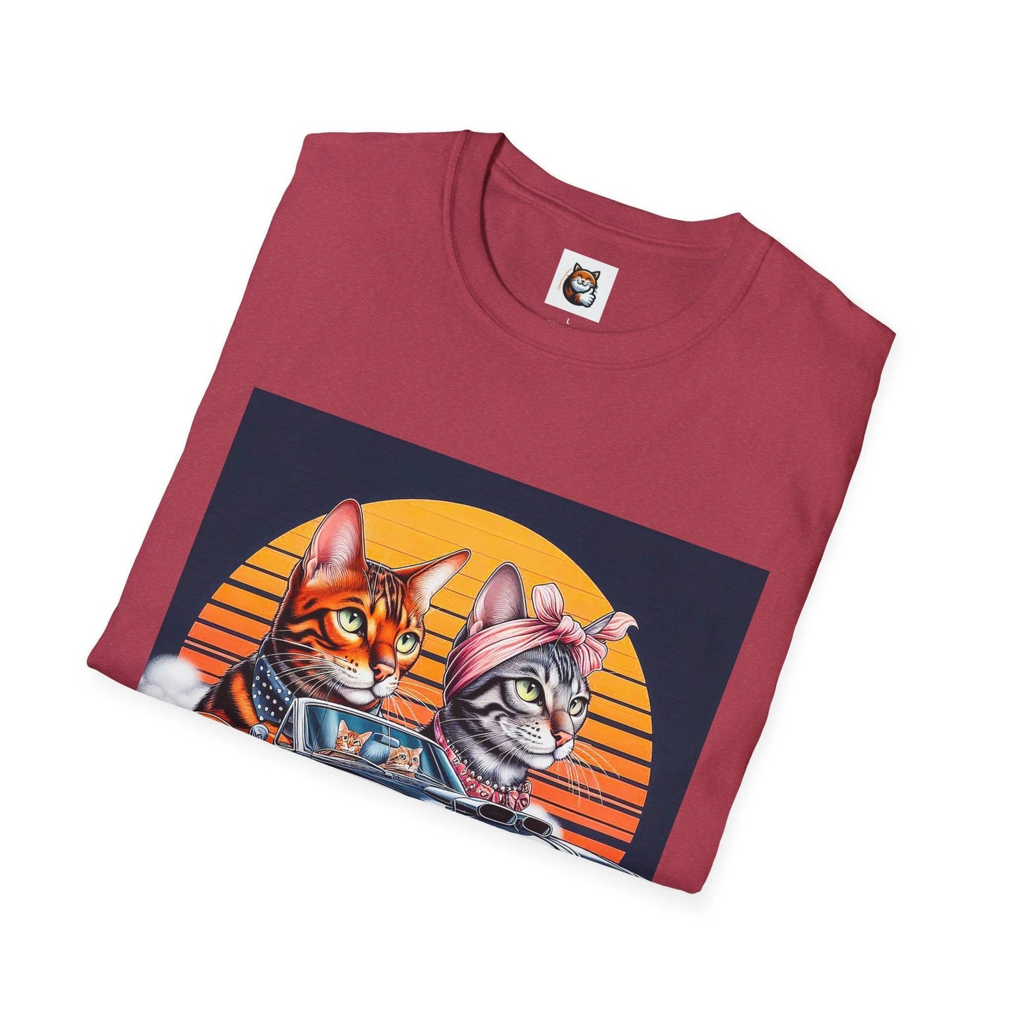 Wacky Bengal couple driving T-Shirt by Printify