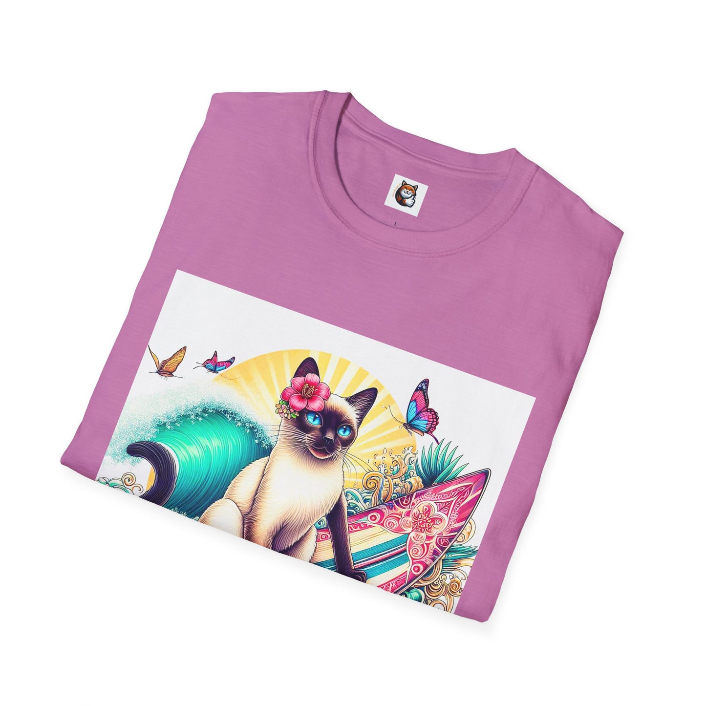 Siamese Cat surfing