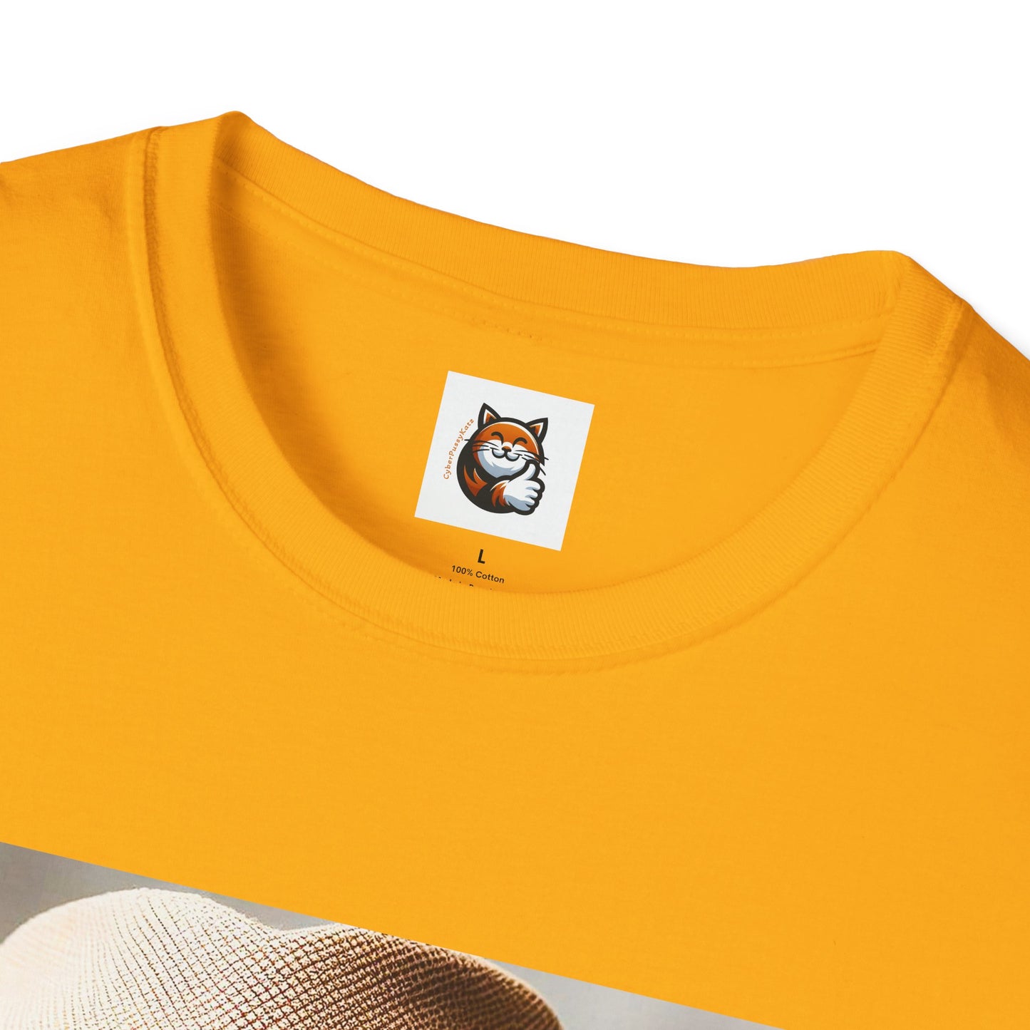 Selkirk Rex Cat T-Shirt top hat and bow tie