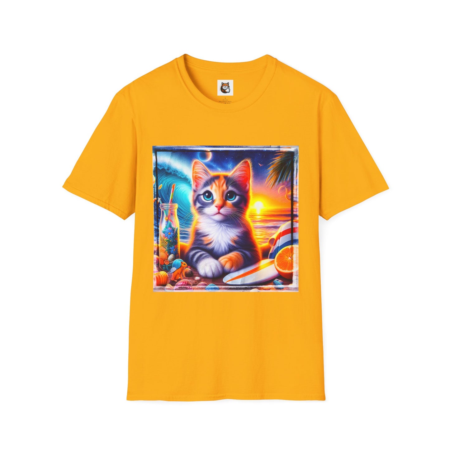 Domestic Cat Unisex Softstyle T-Shirt