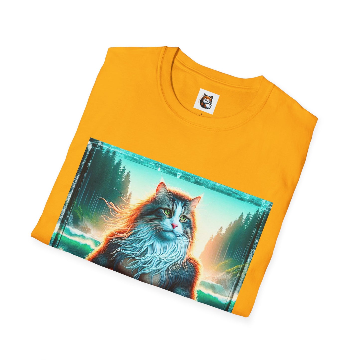 Norwegian Forest Cat Unisex Softstyle T-Shirt