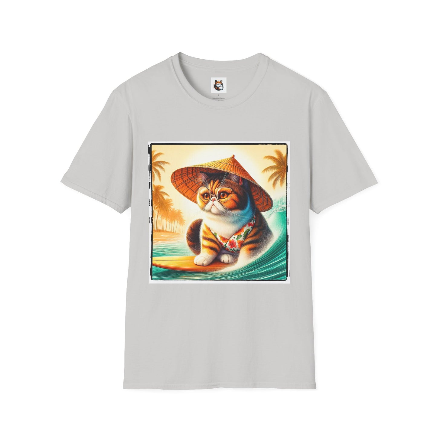 Exotic Shorthair Cat Unisex Softstyle T-Shirt