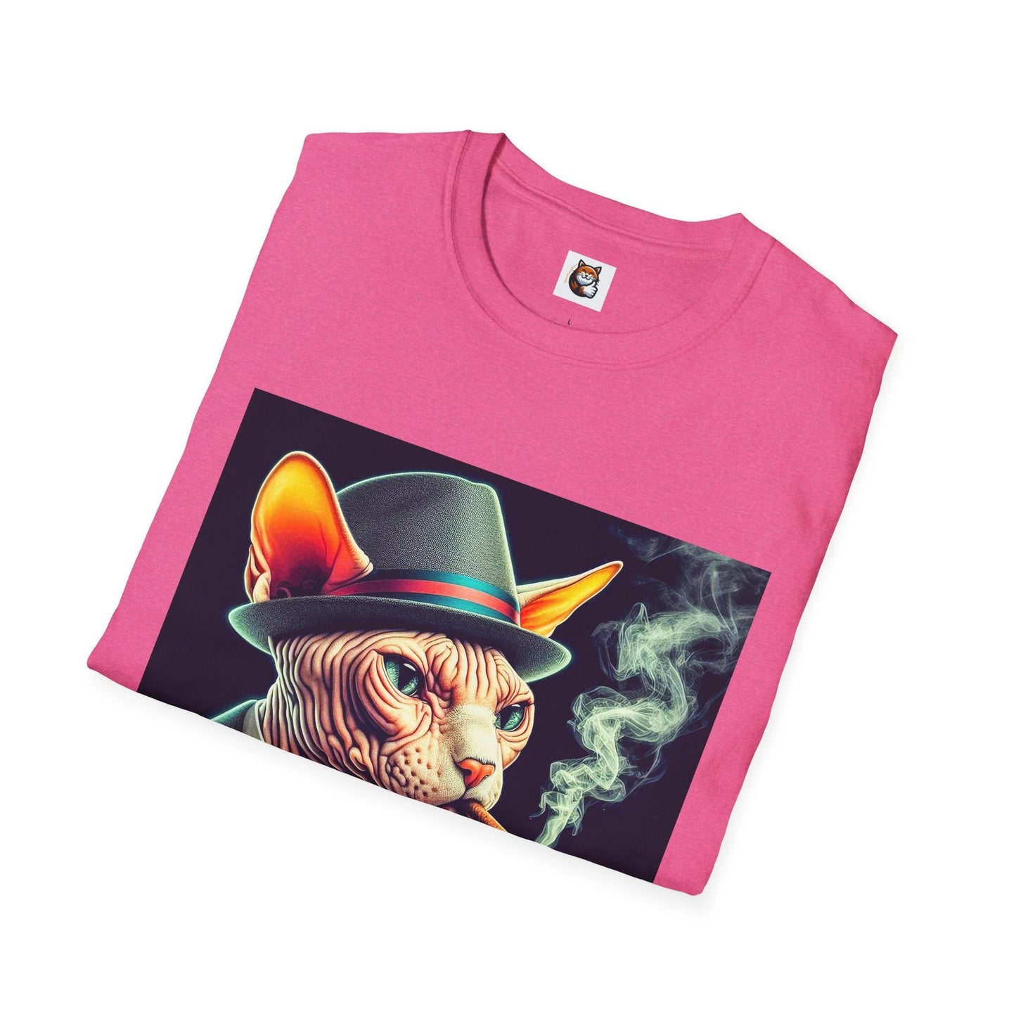 Sphynx Cat cigars and whiskey by Printify