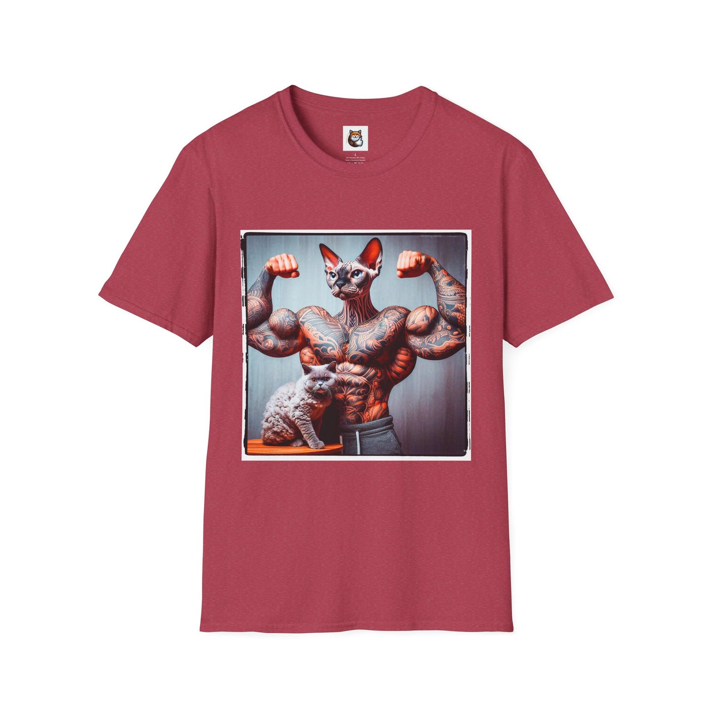 Devon Rex Cat Unisex Softstyle T-Shirt
