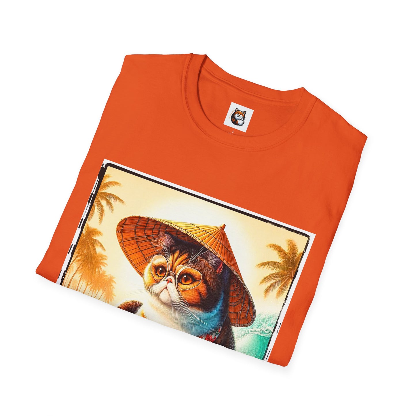 Exotic Shorthair Cat Unisex Softstyle T-Shirt