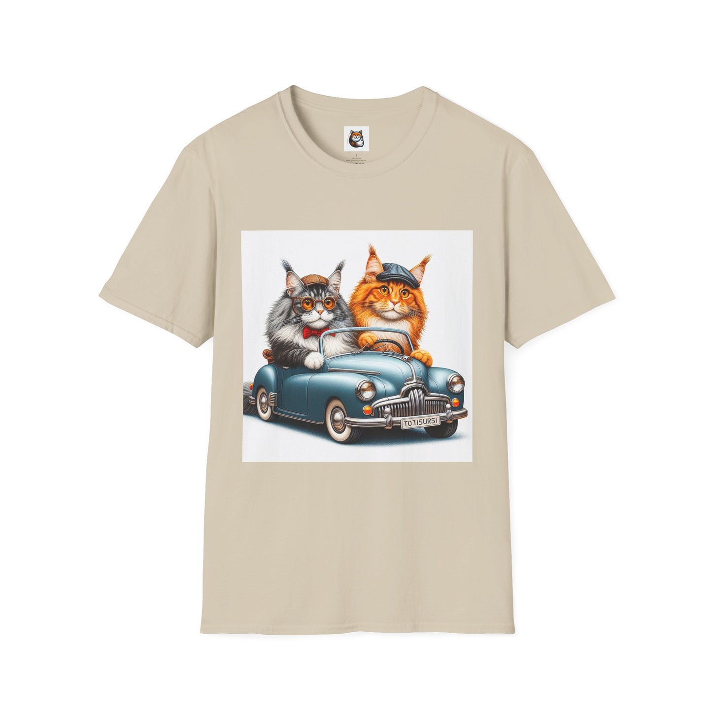Wacky Maine Coon Unisex Softstyle T-Shirt