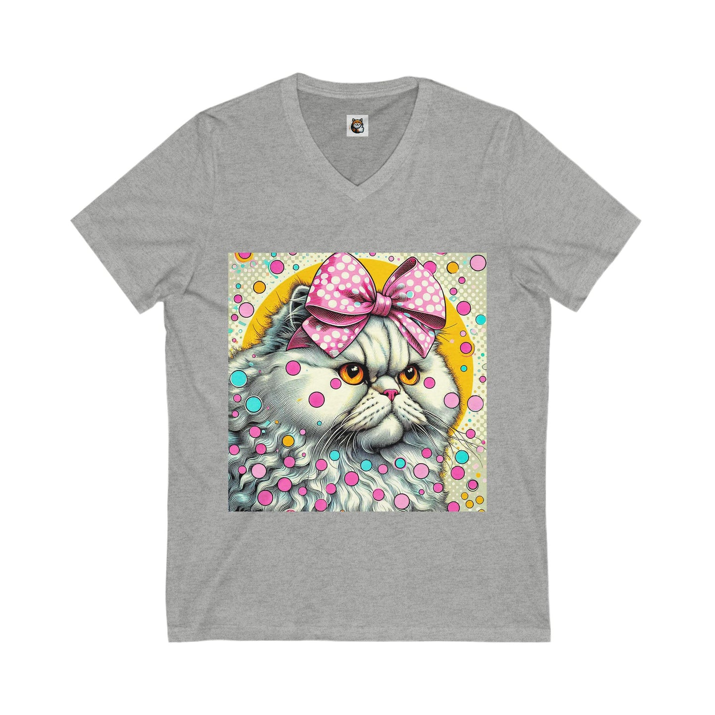 Selkirk Rex V-Neck bow tie cutie