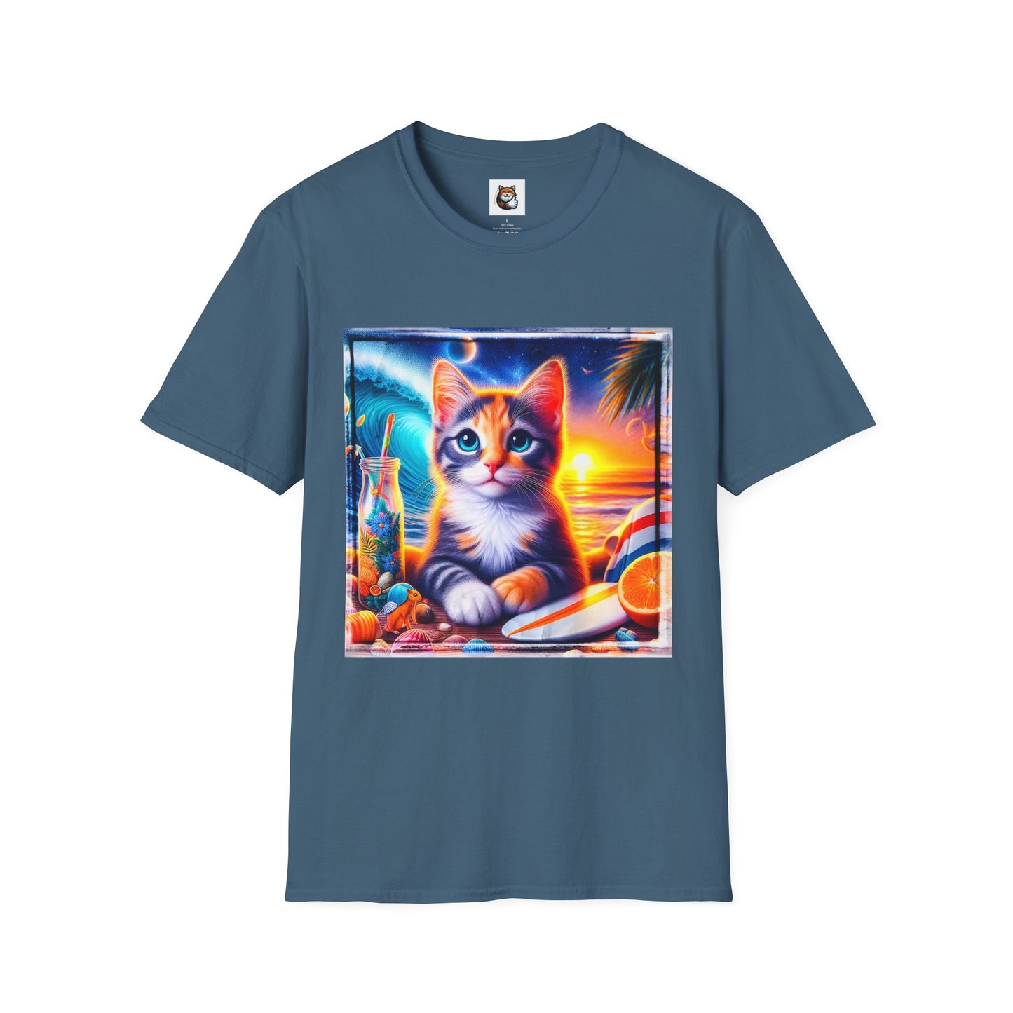 Domestic Cat Unisex Softstyle T-Shirt