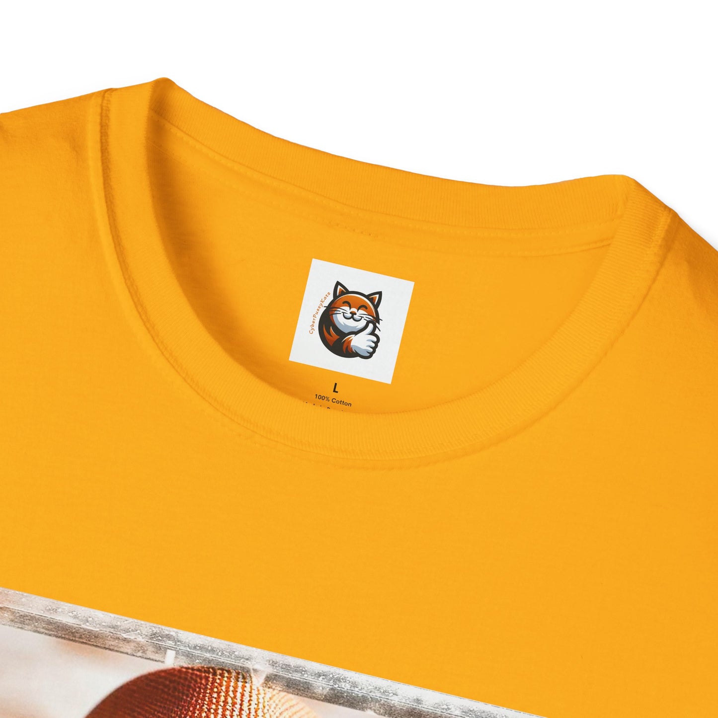 Abyssinian hat and tie Unisex Softstyle T-Shirt