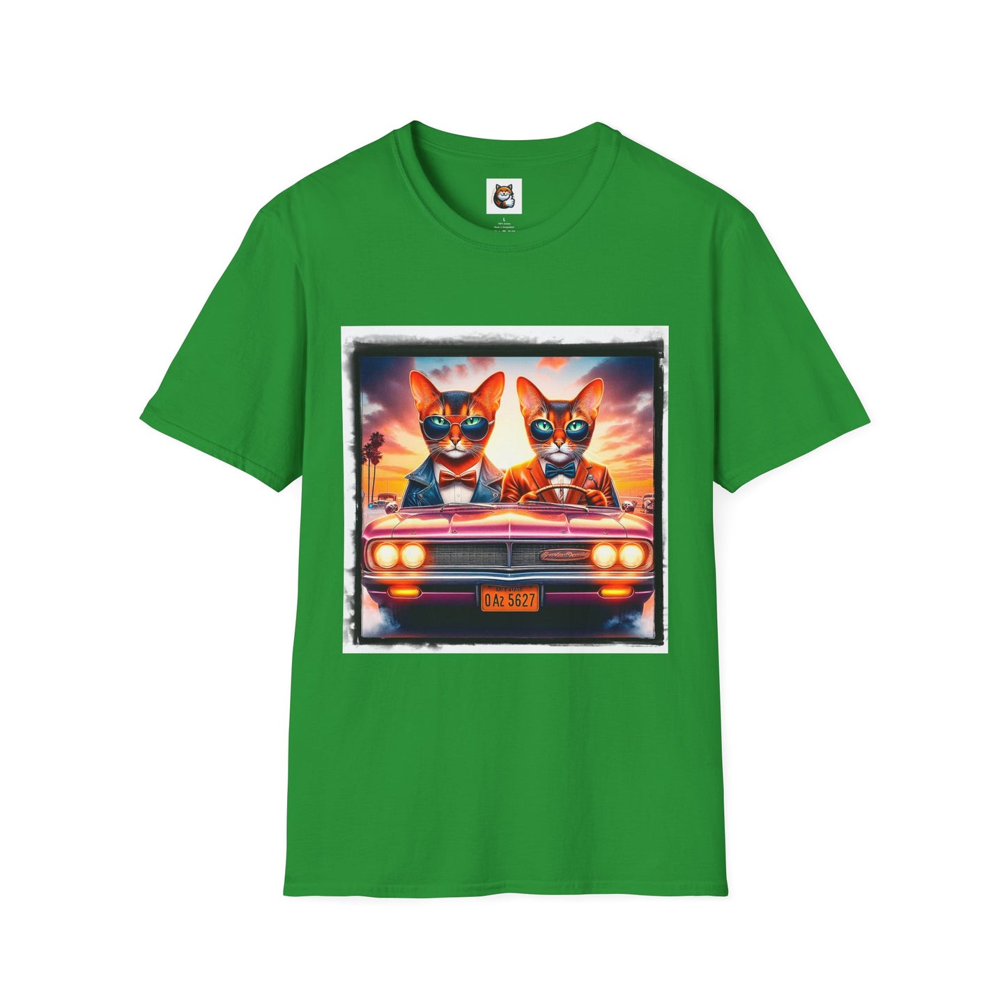 Wacky car driving Unisex Softstyle T-Shirt