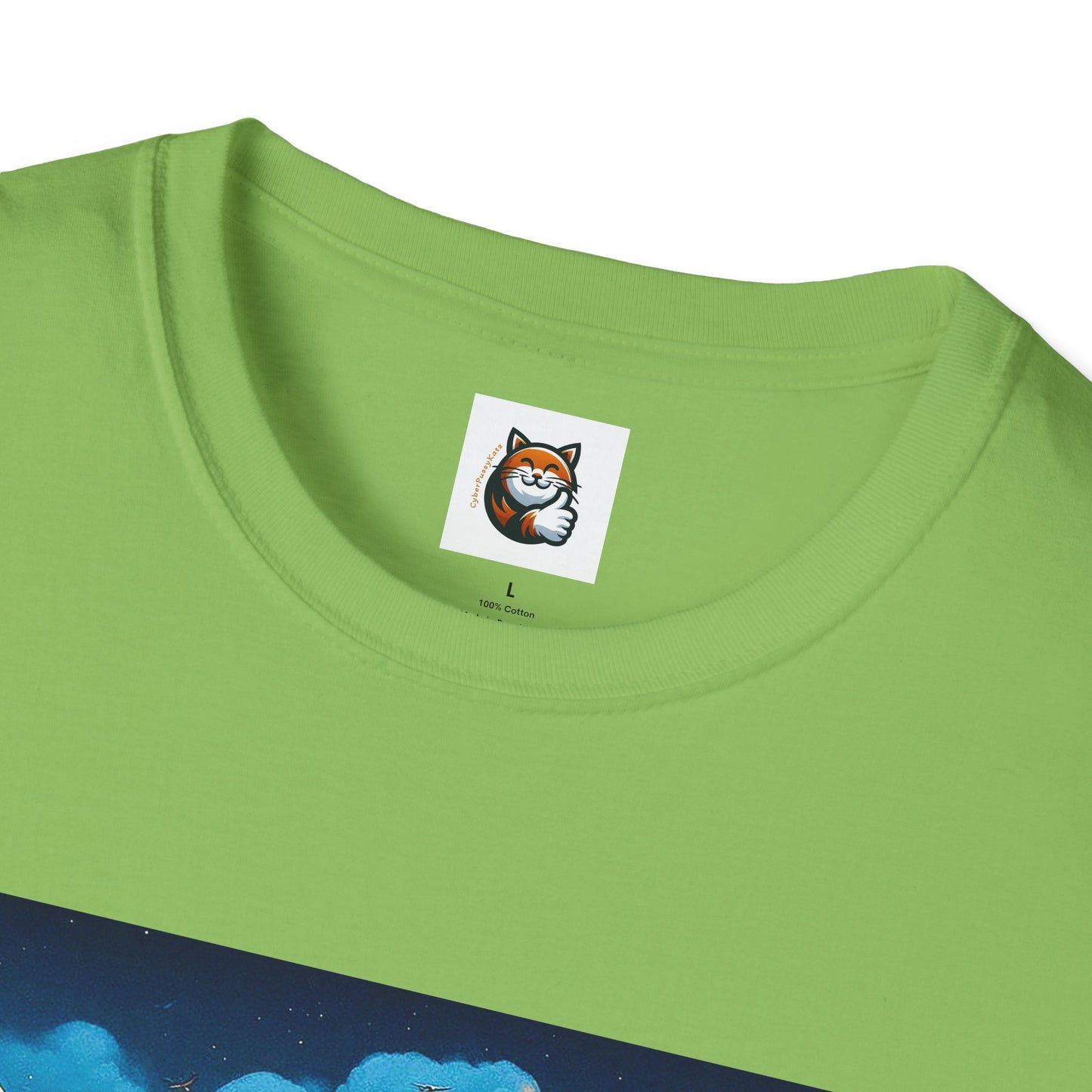 Wacky Russian Blue Cat cute couple driving T-Shirt