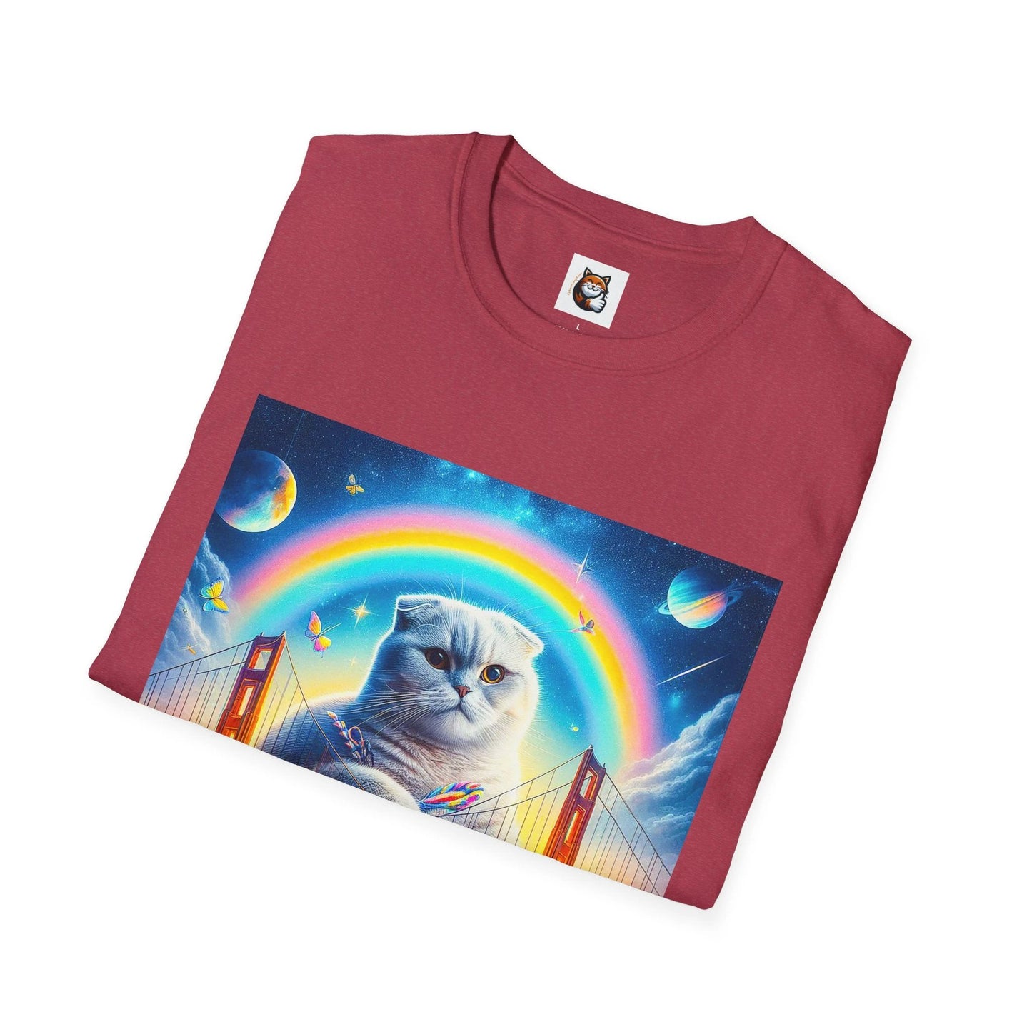 Scottish Fold Cat big kitty T-Shirt by Printify