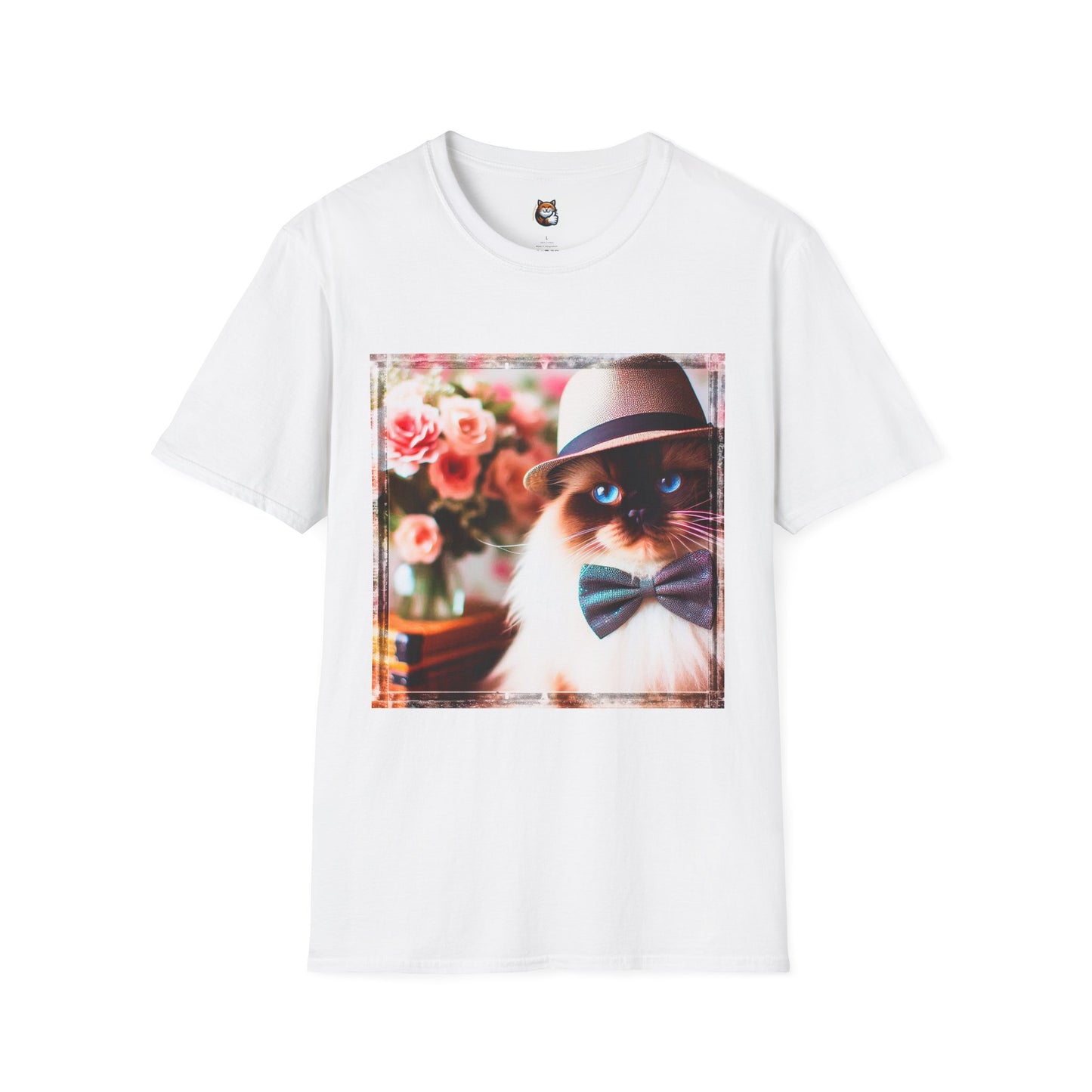 Ragdoll Unisex bow tie and hat T-Shirt