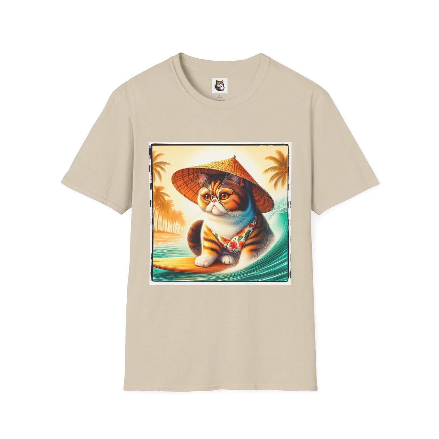 Exotic Shorthair Cat Unisex Softstyle T-Shirt