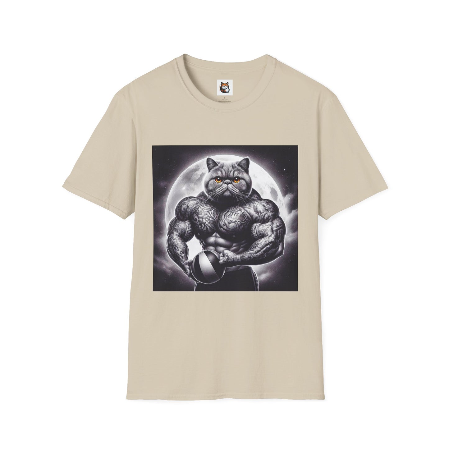 Exotic Shorthair Cat Unisex Softstyle T-Shirt