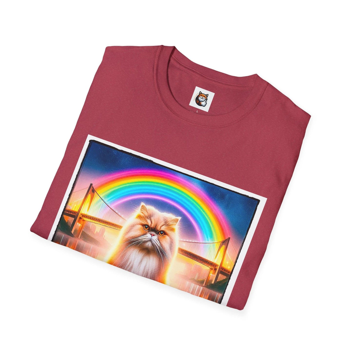 Persian Cat Unisex Softstyle T-Shirt by Printify