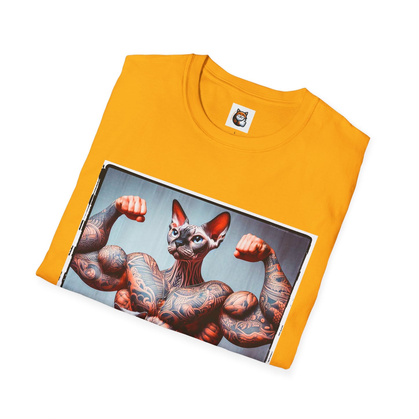 Devon Rex Cat Unisex Softstyle T-Shirt