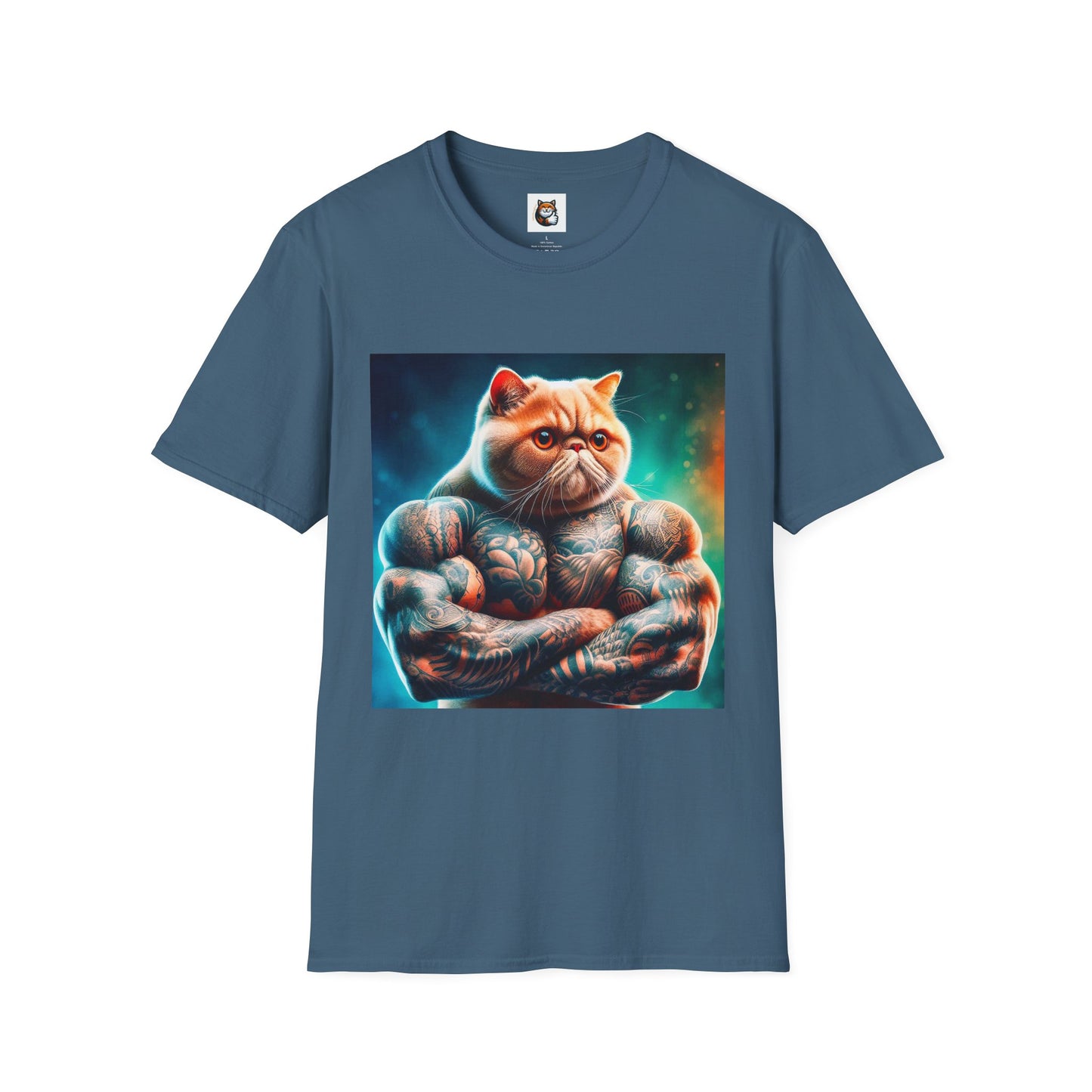 Exotic Shorthair Cat Unisex Softstyle T-Shirt