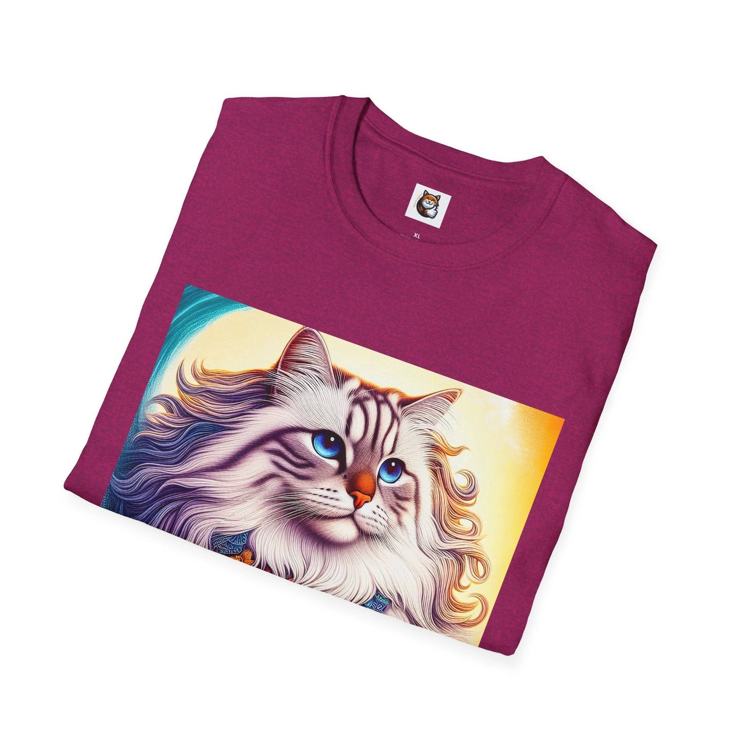 Siberian Cat surfing beauty by Printify