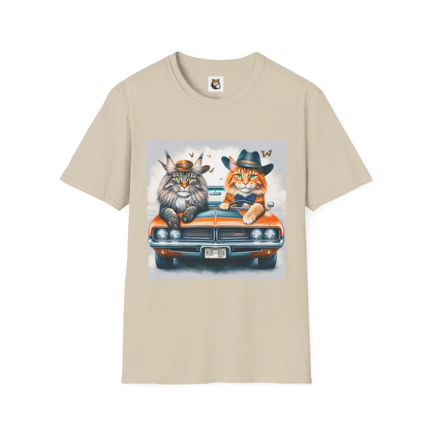 Wacky Maine Coon Unisex Softstyle T-Shirt