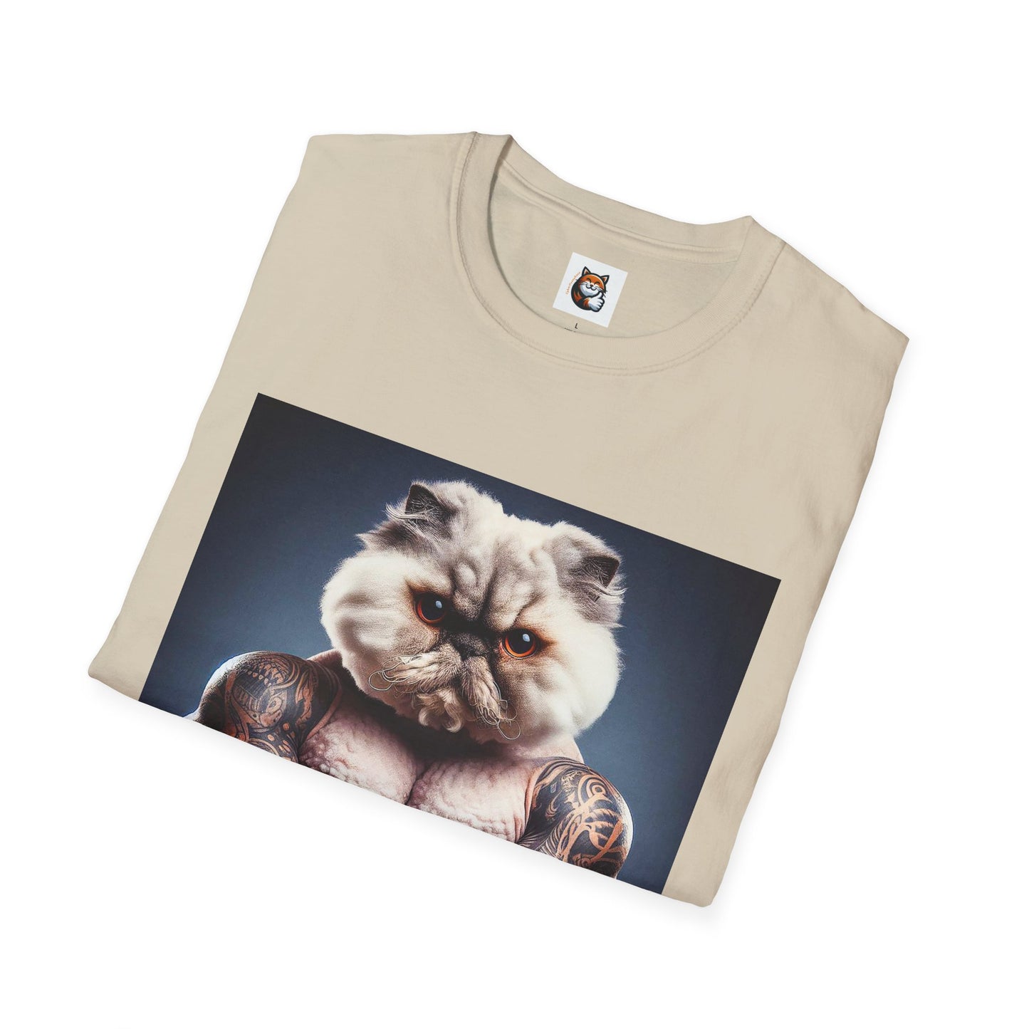 Selkirk Rex Cat T-Shirt - gym day