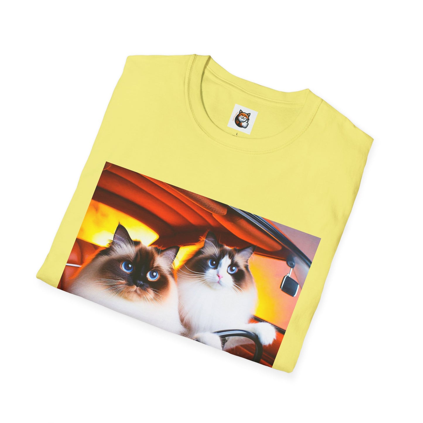 Wacky Ragdoll Unisex Softstyle T-Shirt