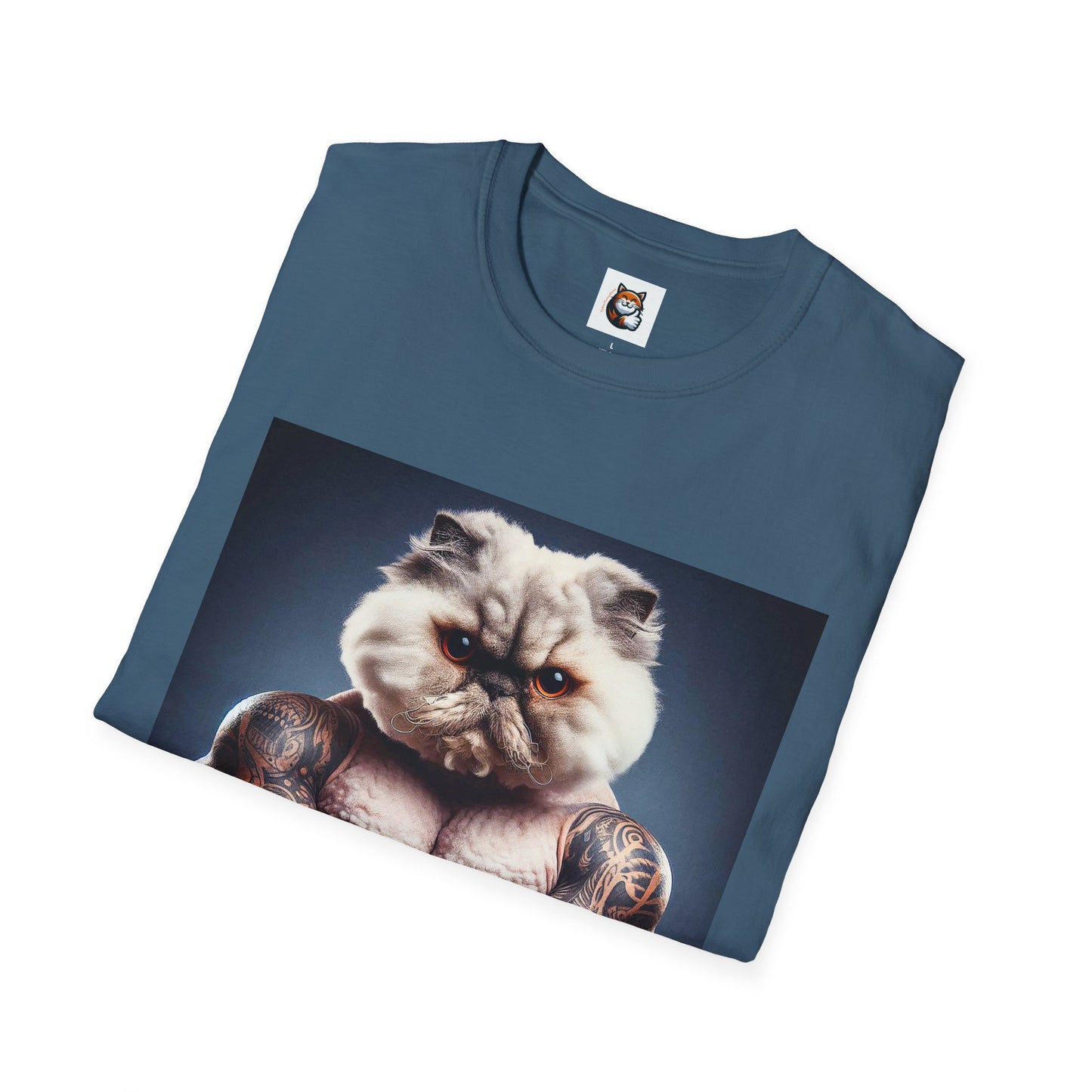 Selkirk Rex Cat T-Shirt - gym day