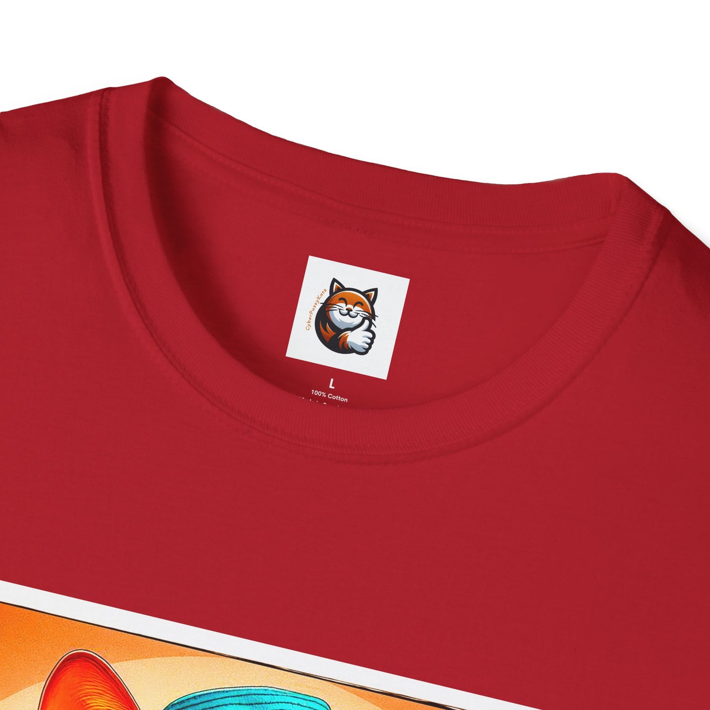Abyssinian surfing Softstyle T-Shirt