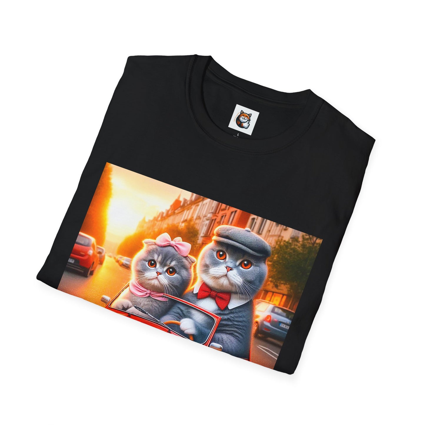 Scottish Fold tiny car T-Shirt