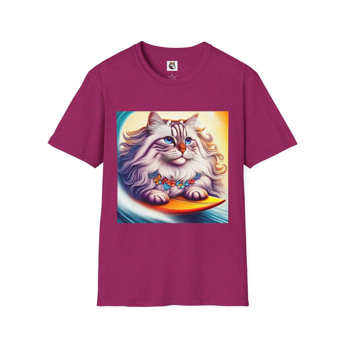 Siberian Cat surfing beauty