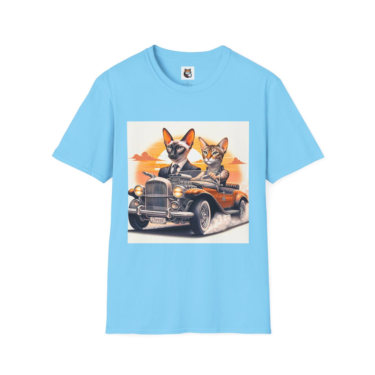 Wacky Oriental Shorthair Unisex Softstyle T-Shirt