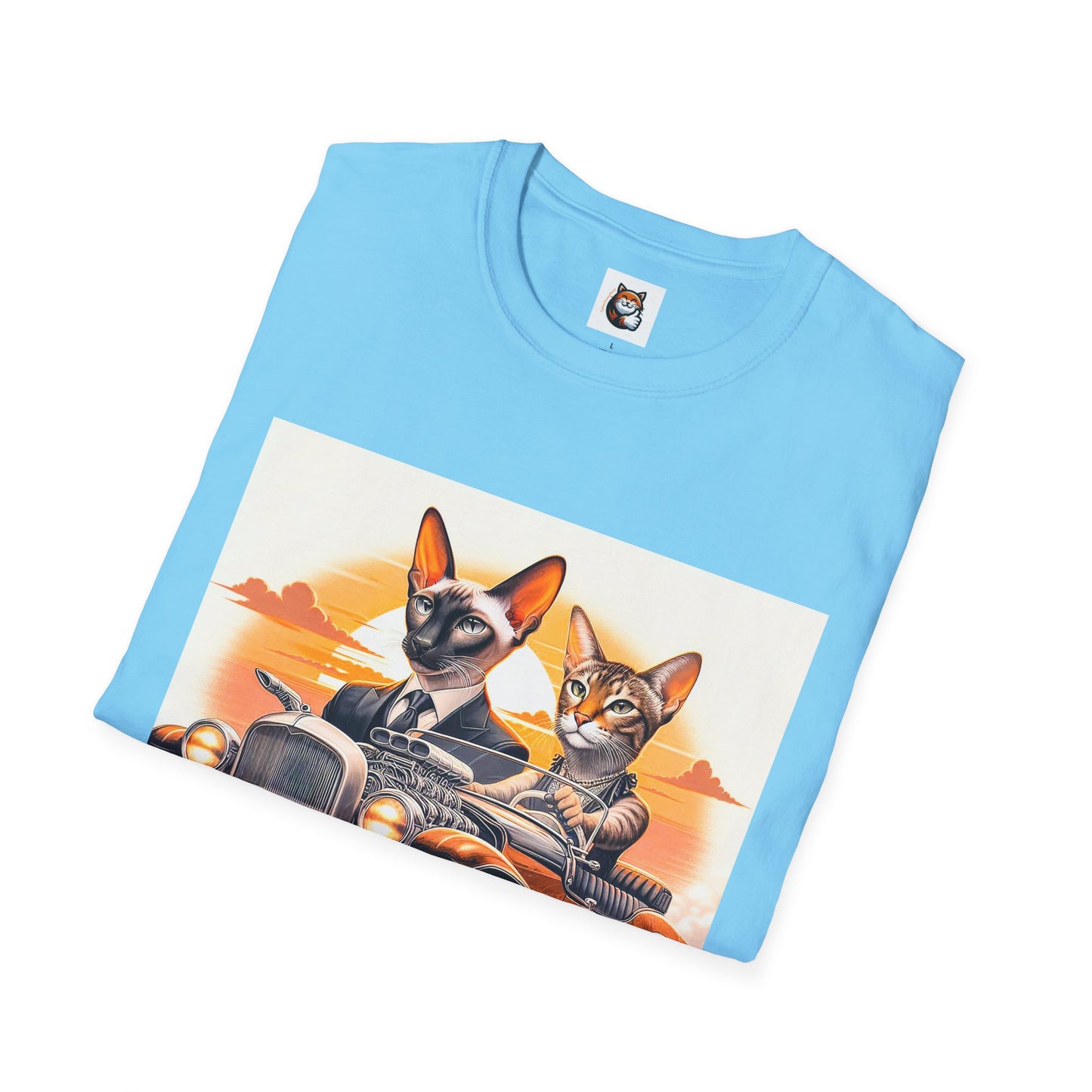 Wacky Oriental Shorthair Unisex Softstyle T-Shirt