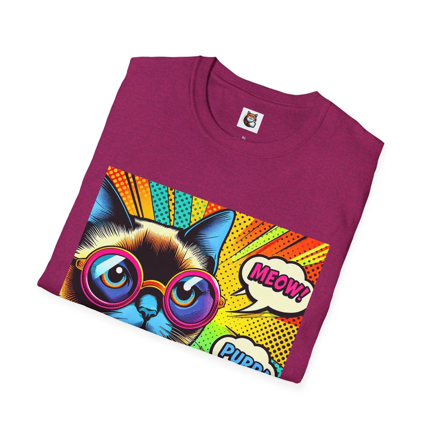 Siamese Cat comic book cutie by Printify