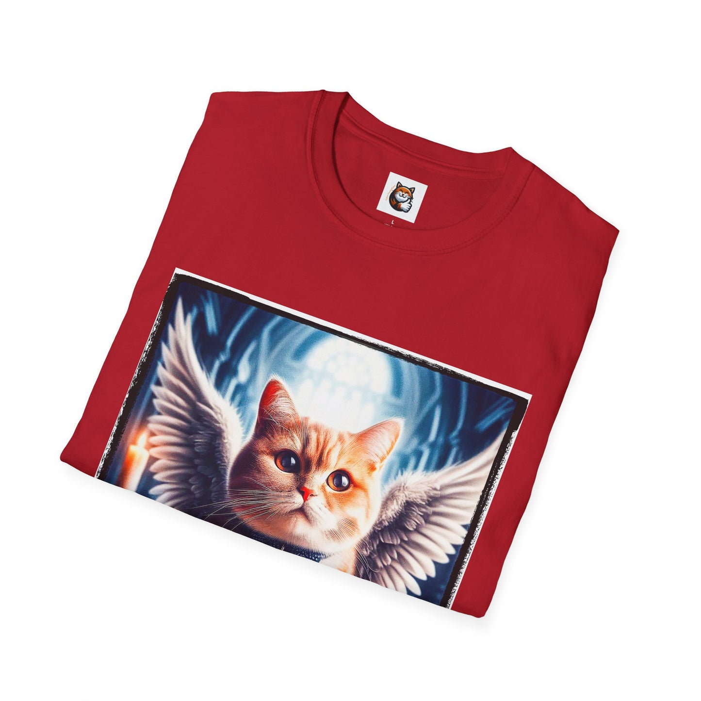 Domestic Cat Angel and clouds T-Shirt