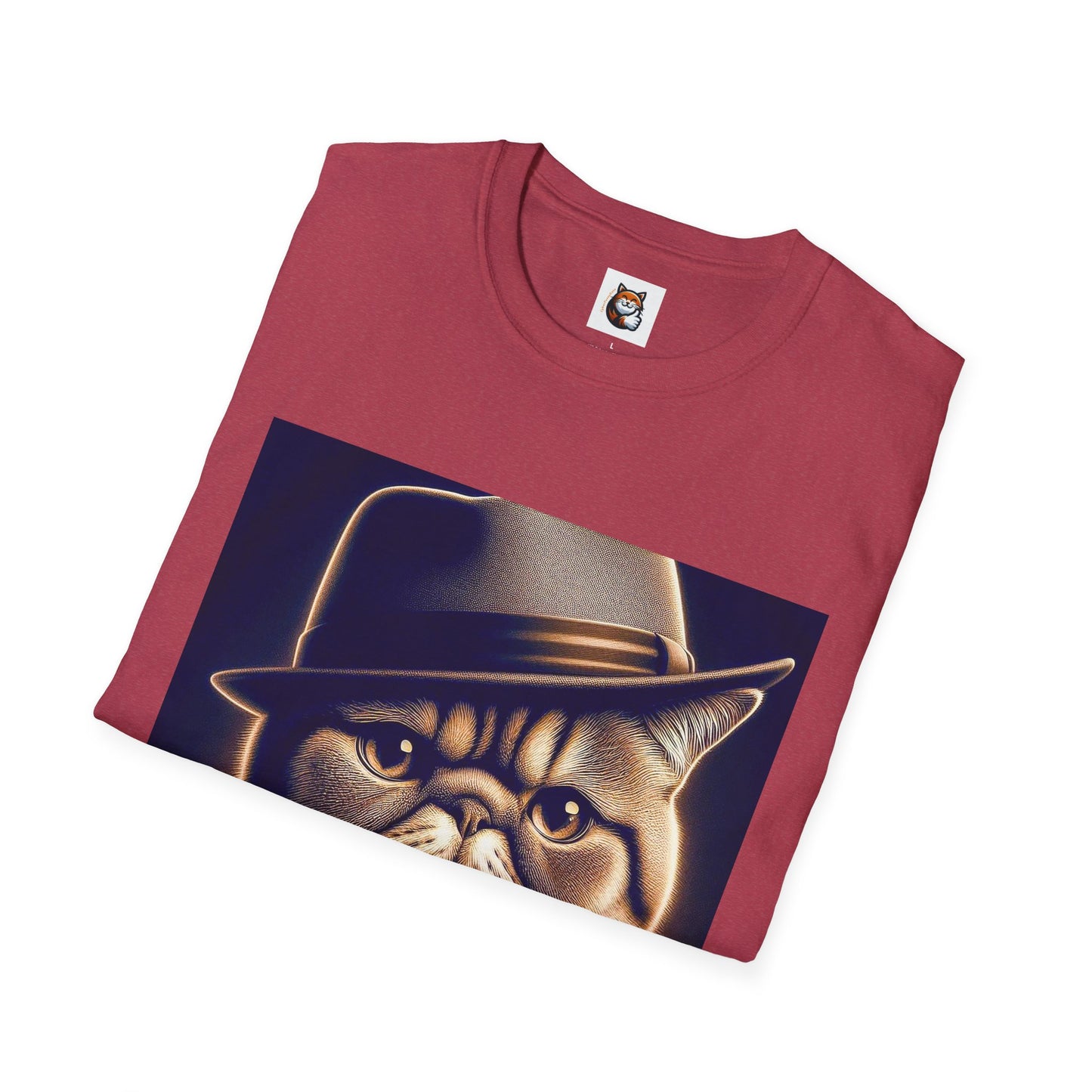 Exotic Shorthair Cat Unisex Softstyle T-Shirt