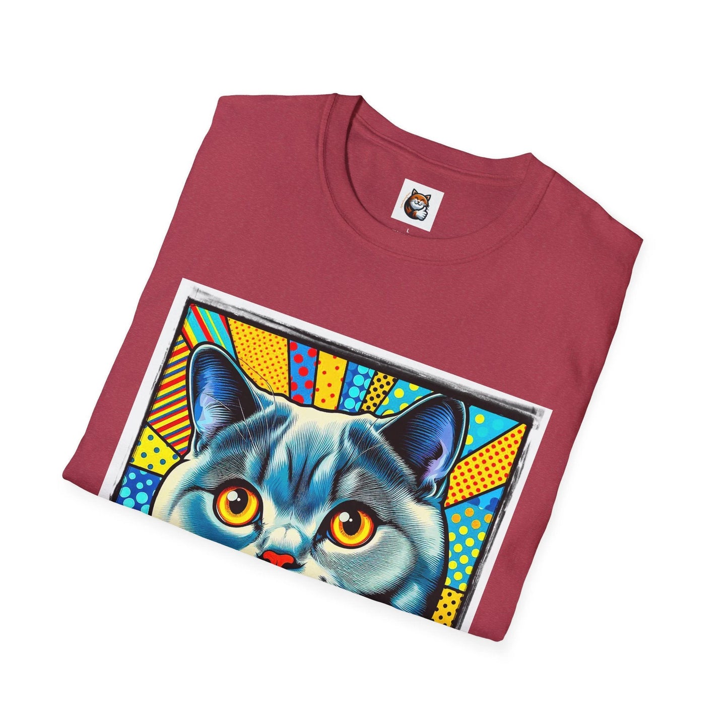 British Shorthair Unisex Softstyle T-Shirt by Printify