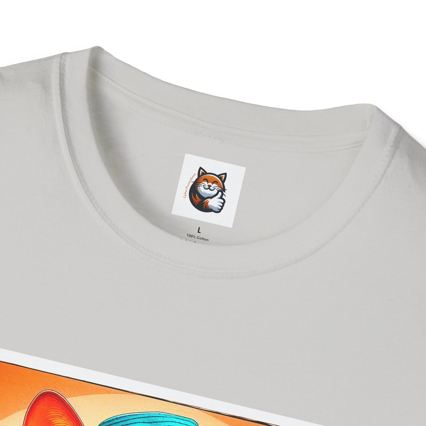 Abyssinian surfing Softstyle T-Shirt