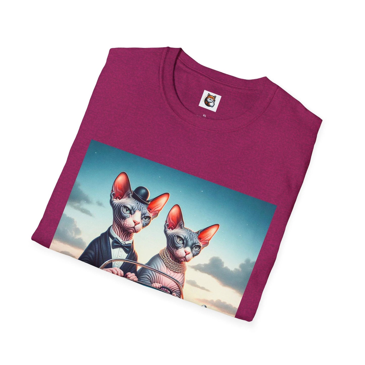 Wacky Sphynx Cat friends driving by Printify