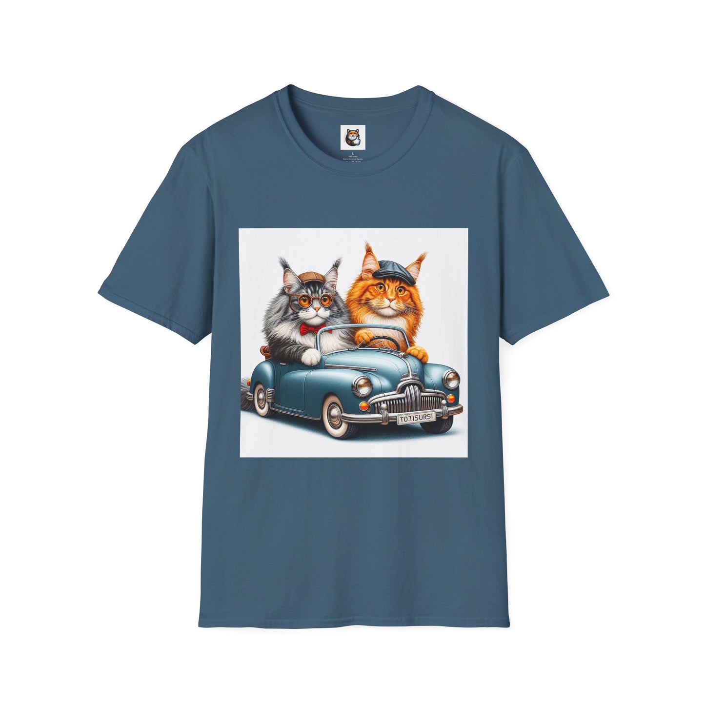 Wacky Maine Coon Unisex Softstyle T-Shirt